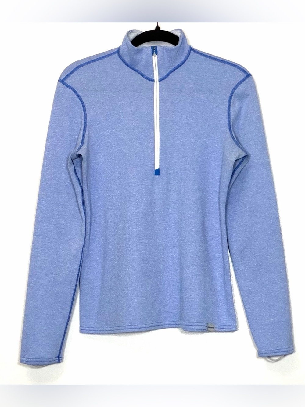 Patagonia Heathered Light Blue Crew Neck Tee